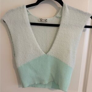 Free People | Intimately She Cute fuzzy tank in light sage